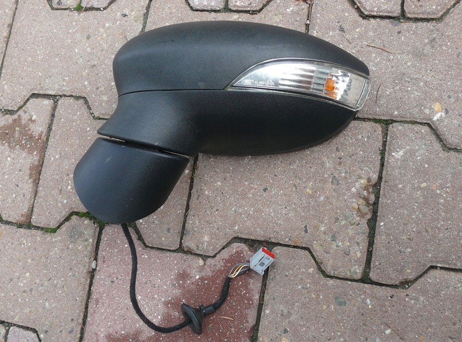 mirror left left front FORD FIESTA MK7 VII HB 3 door 08-13 EU 6 vertical