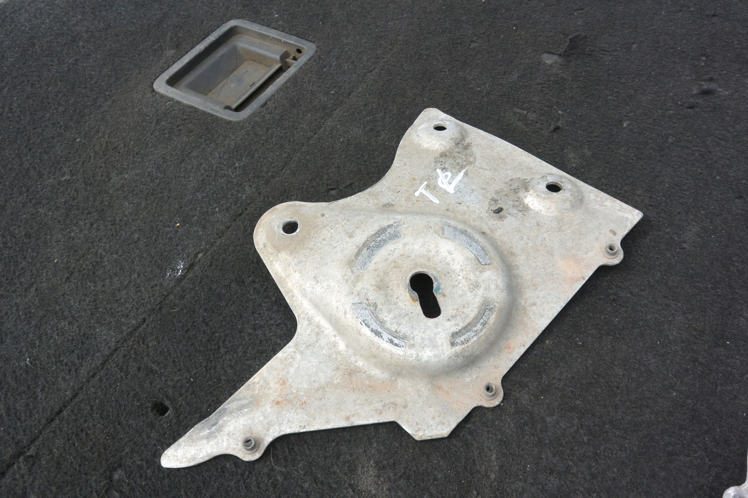 cover console siders rear part KPL TESLA MODEL S 12-16