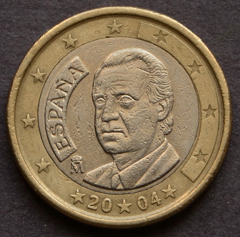 Hiszpania - 1 euro 2004