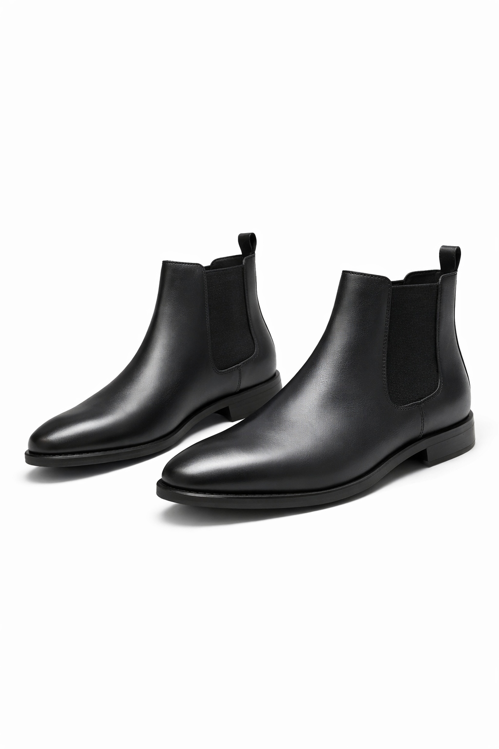 Aldo Černé Kožené Lodičky S Pružnými Výřezy 45 I1D