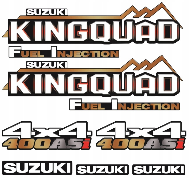 

Naklejki na quada Suzuki kingquad 450 700 750