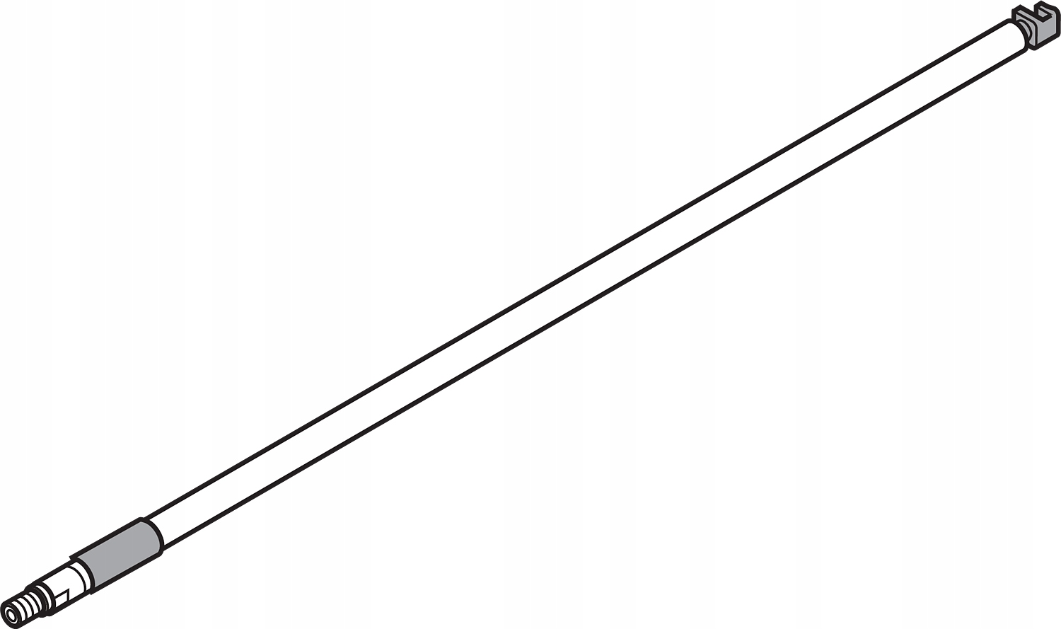 

Blum ZRG.471V.ID reling Metabox 500mm szary