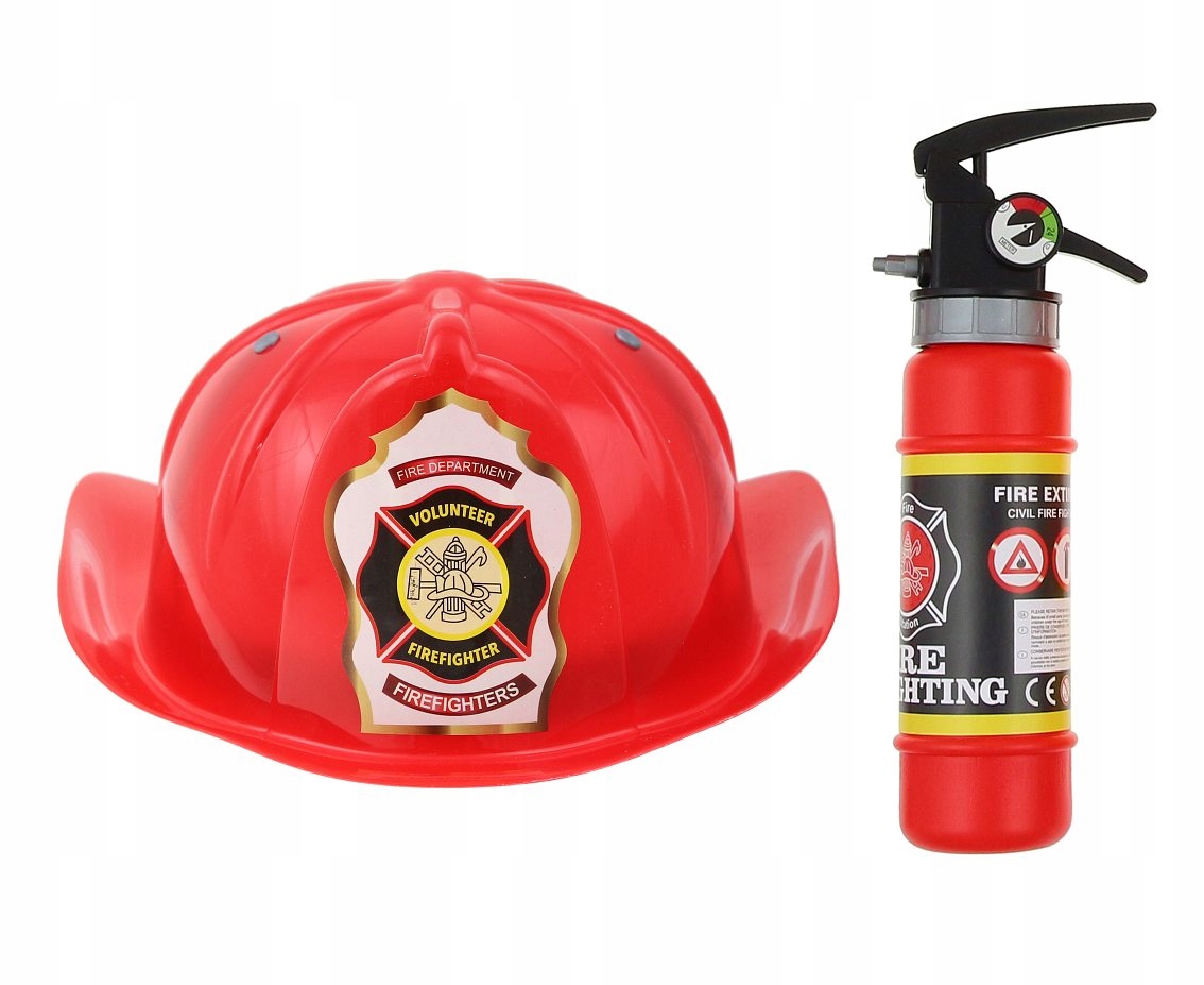 KOSTIUMY Dziecięce Halloween KOSTIUM STRAŻAKA Z Wytrzymałego Materiału