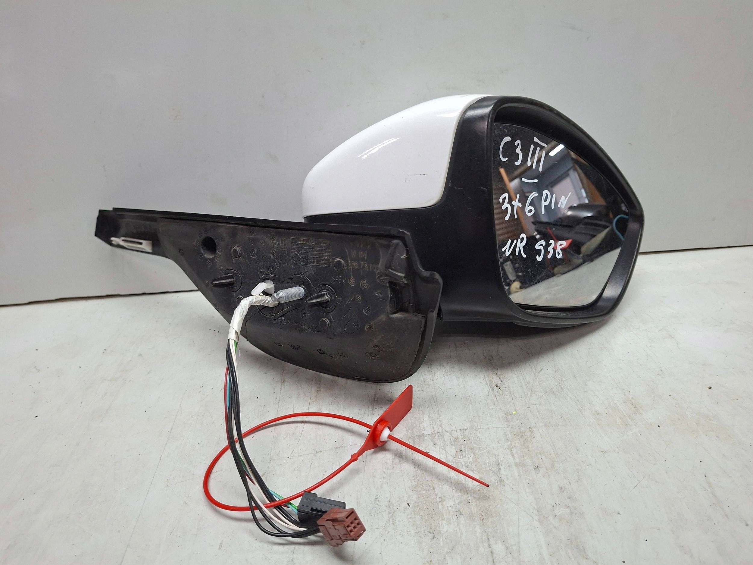 mirror exterior right 9 PIN CITROEN C3 III 2016
