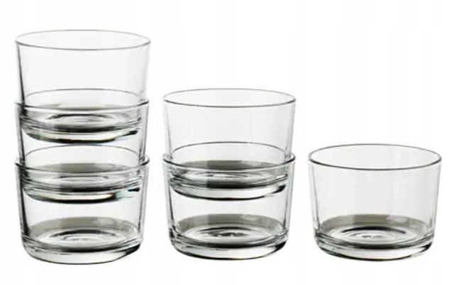 

Ikea 365+ Szklanka 180ml 6szt szkło bezbarwne