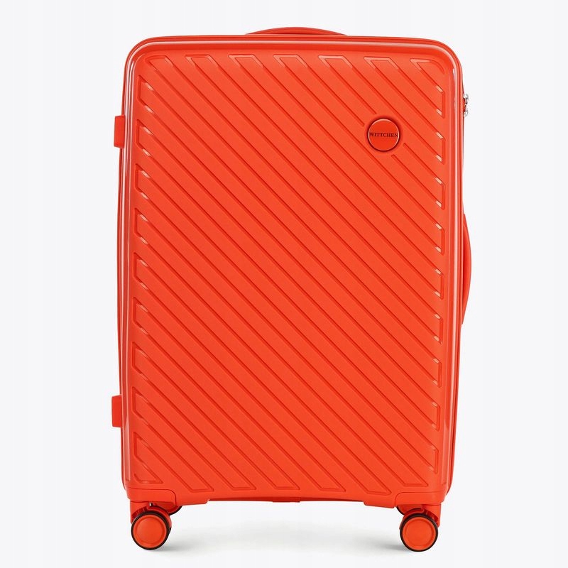 Walizka Wittchen Średnia Polipropylen Raya Line 56-3T-202-55 Pomarańczowa