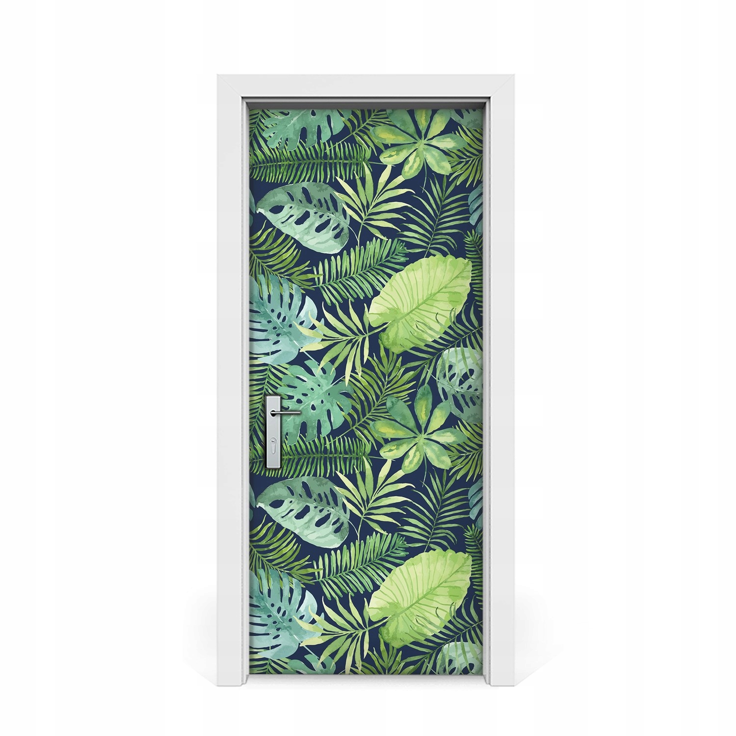 

Naklejka na drzwi okleina Egzotyczne liście 85x205