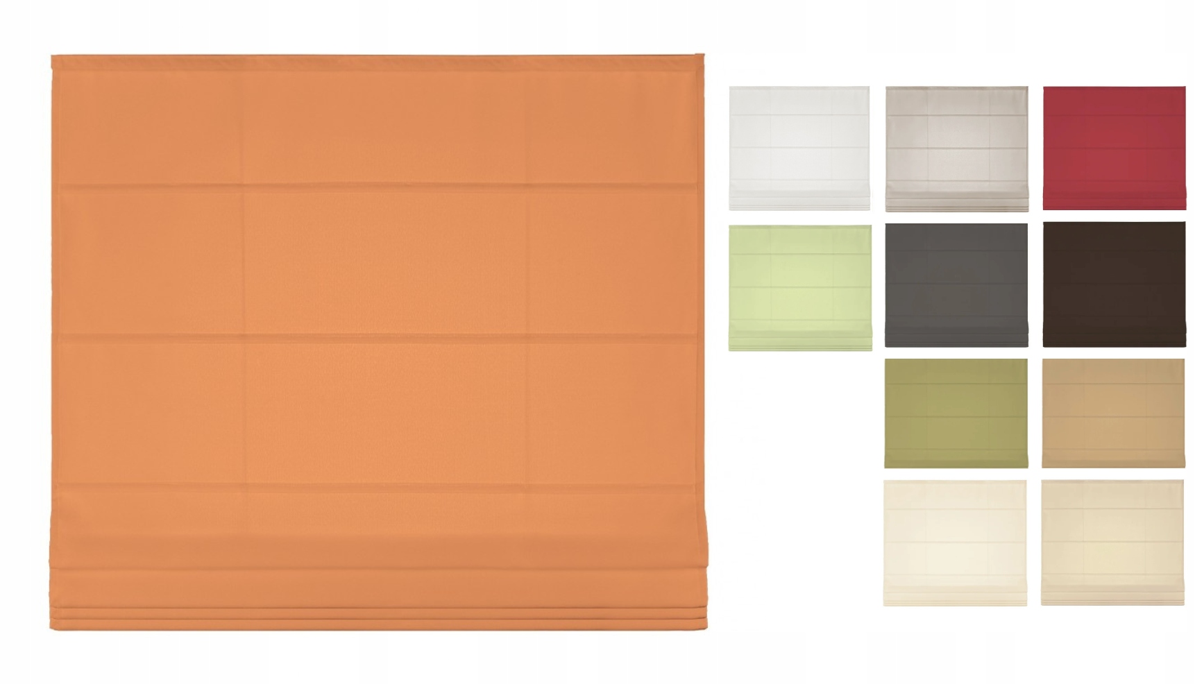 Římská Roleta Oranžová Na Míru 100X170 Různé Barvy