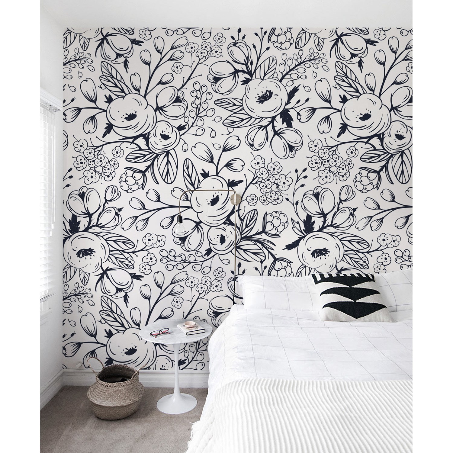 

Tapeta flizelinowa Kwiaty retro 104x70 cm + klej