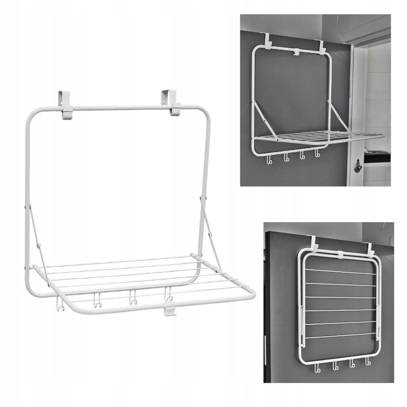 Levně Sušák na dveře, ideální do malého bytu