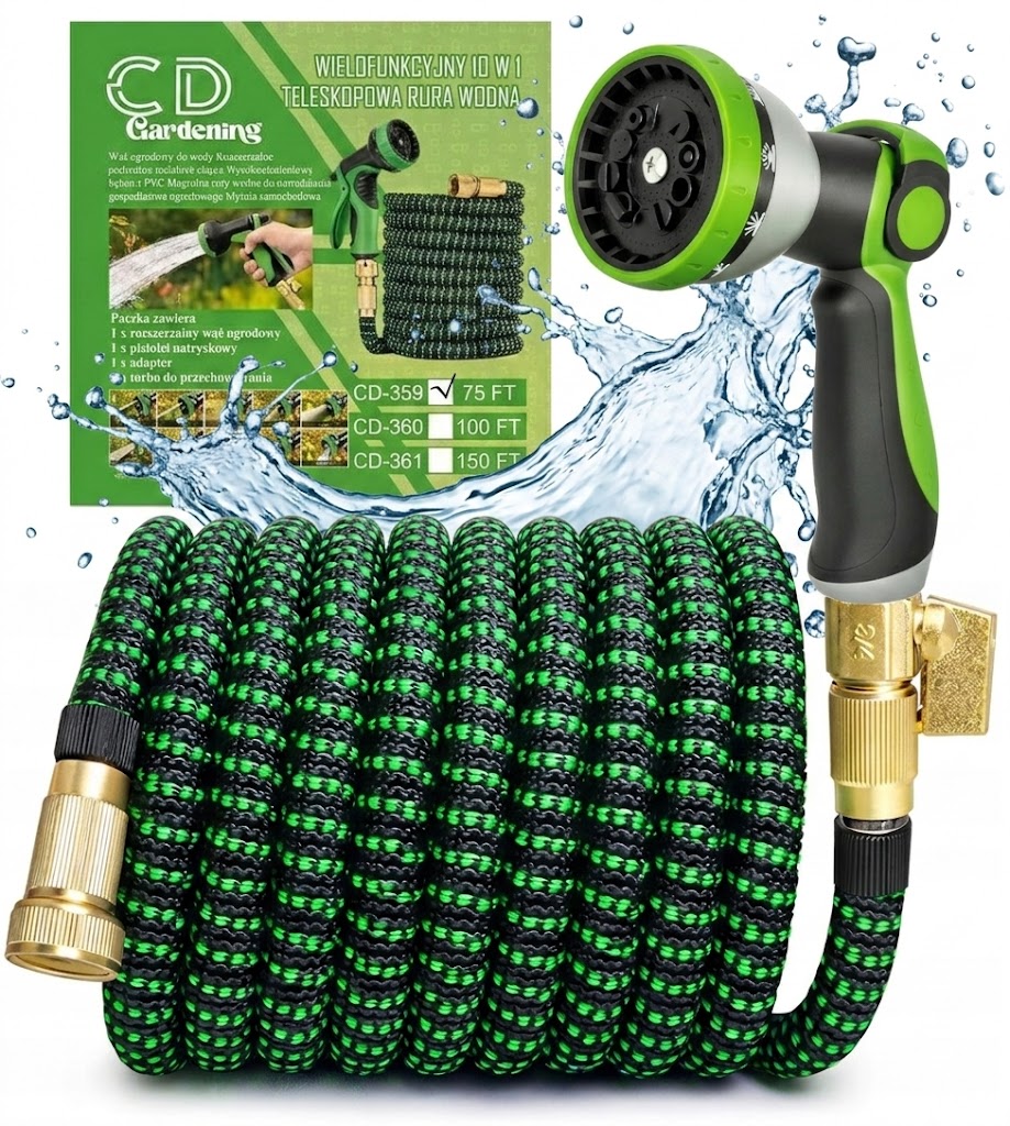 Silná Hadice Flexibilní 30 m Spojovací Pistole Z Mosazi