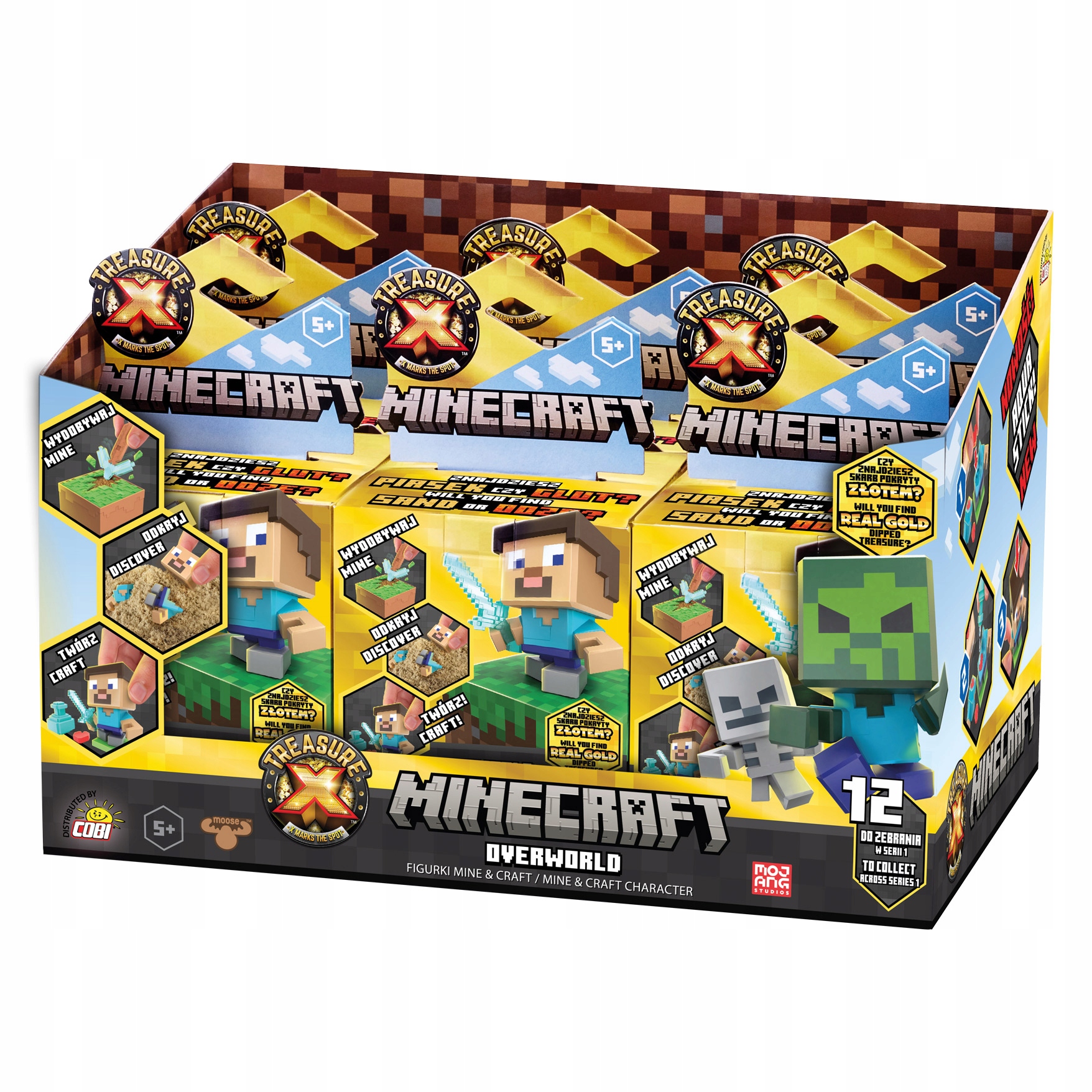 TREASURE X Minecraft OVERWORLD Cobi фигурка из игры Brand Cobi