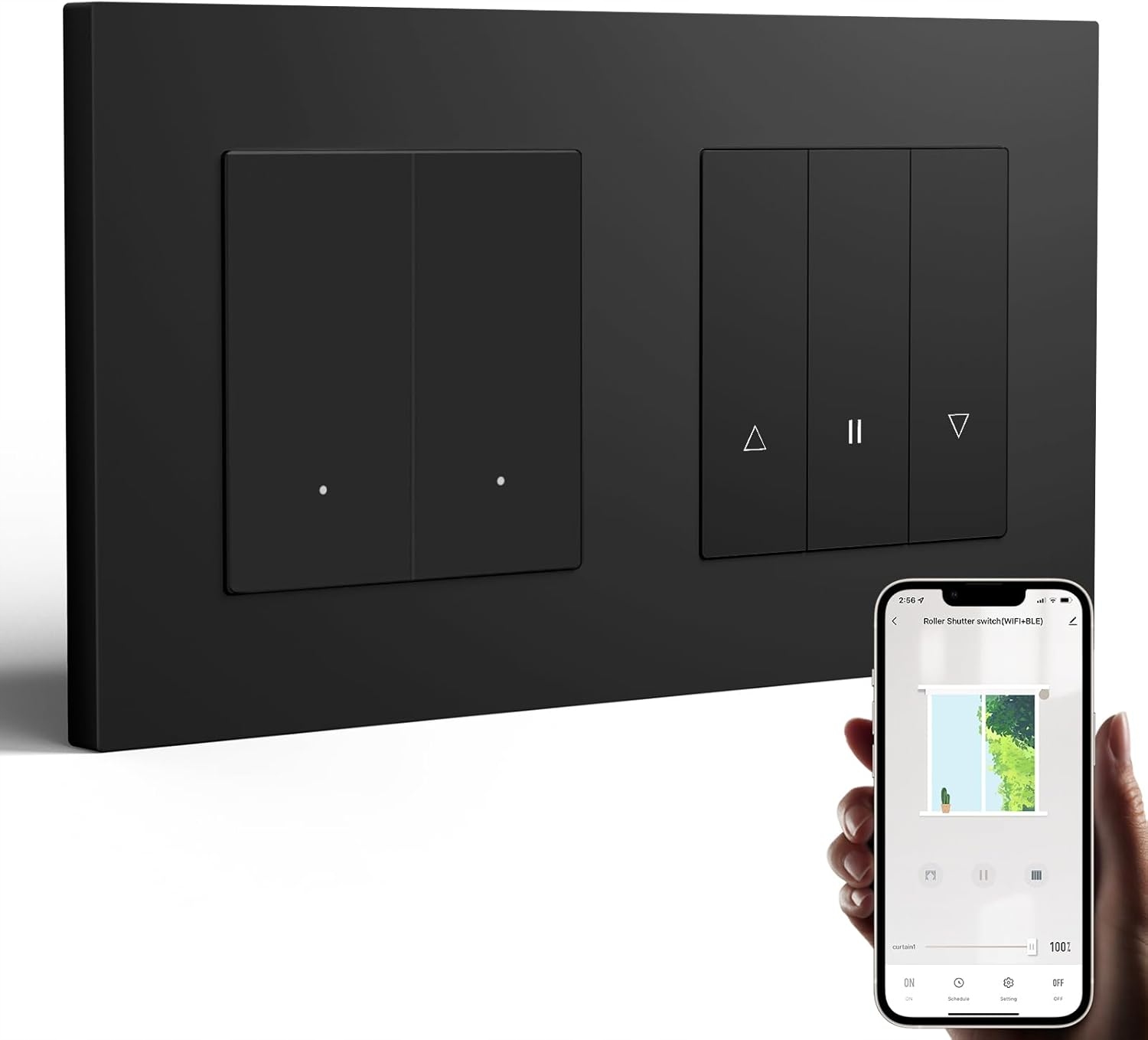 Přepínač Rolet Wifi Dotykový Smart Home Alexa Google