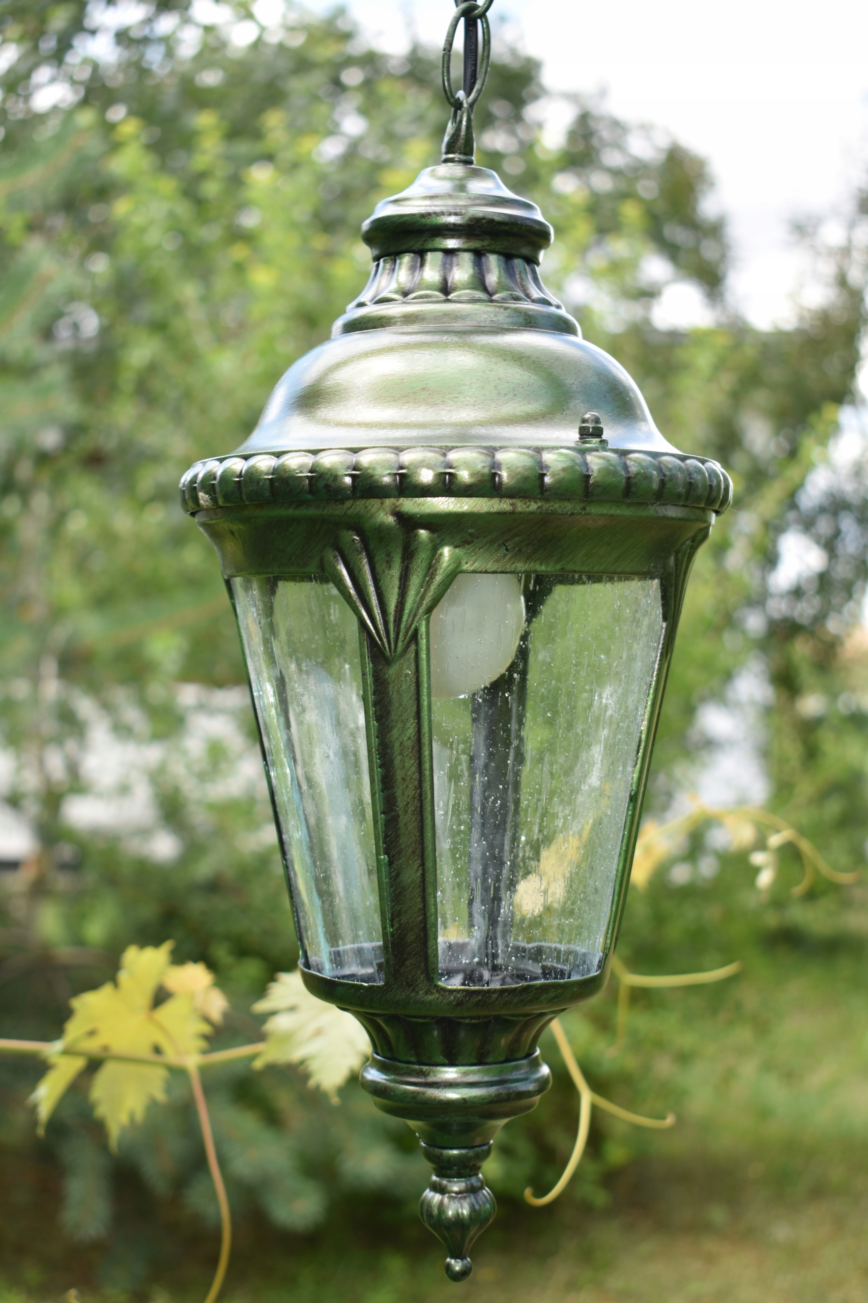 Lampa wisząca ogrodowa Brąz/Miedź BARBADOS Nowość Kolor brązowy