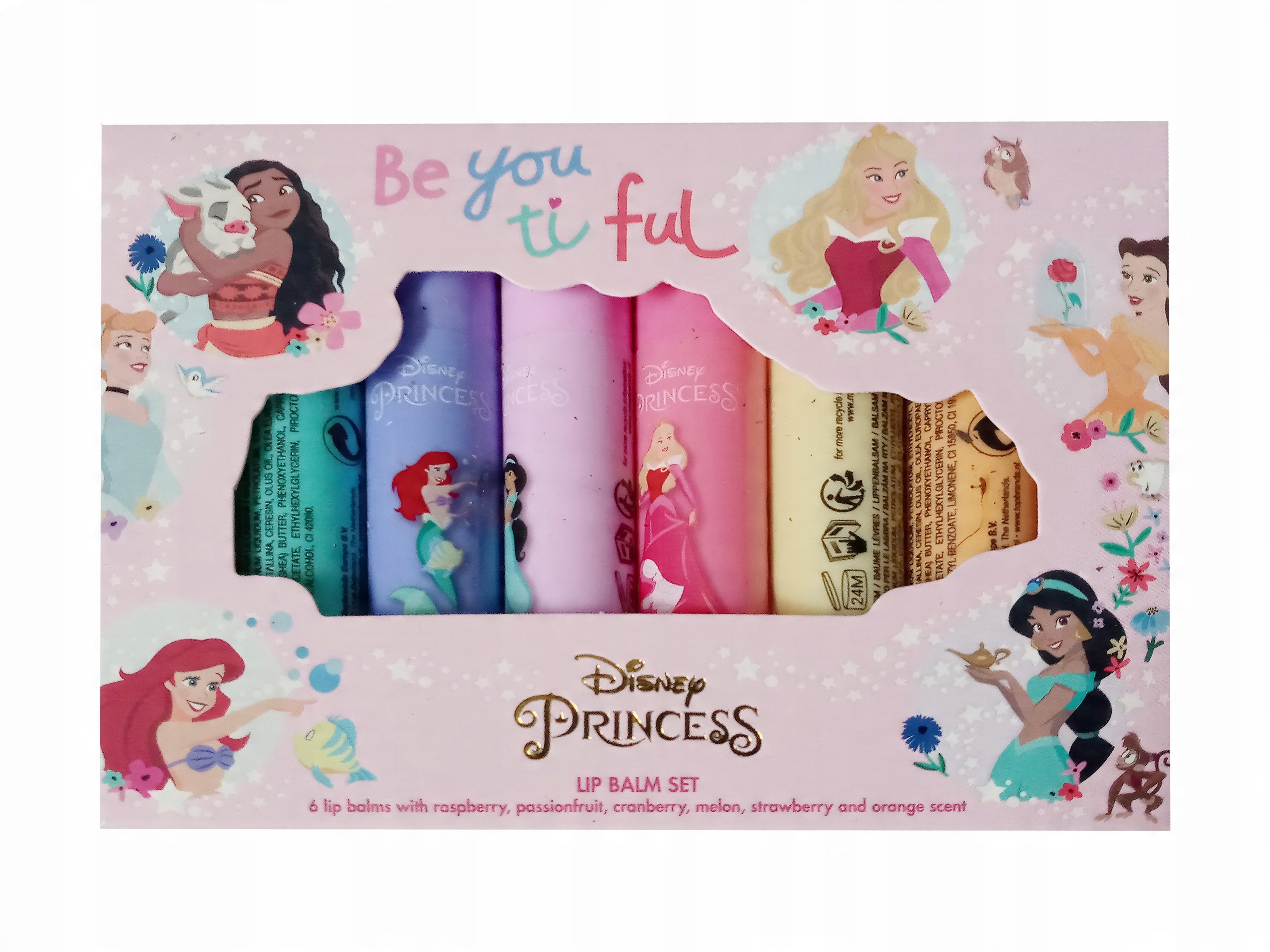 

Balsam pomadka do ust Disney 6szt Księżniczki