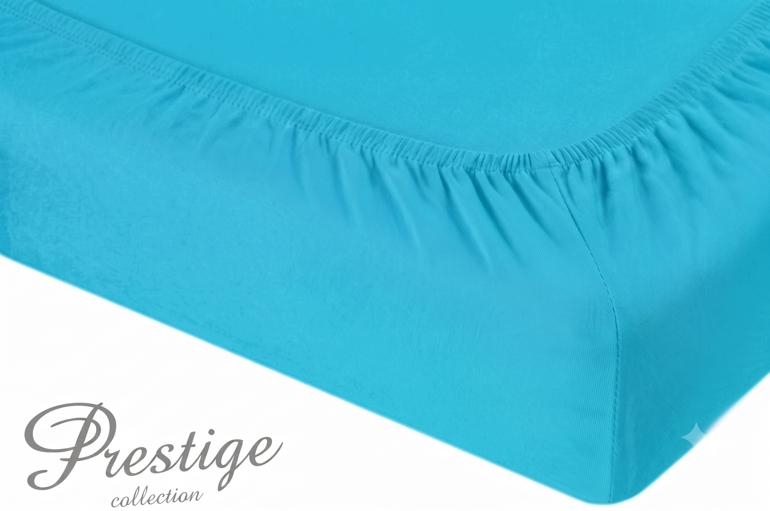 Prostěradlo Jersey s gumičkou 160x200 Tyrkysové Prestige Collection 160 g/m2