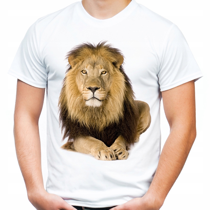 

Koszulka dziecięca z lwem nadrukiem lwa lion 104