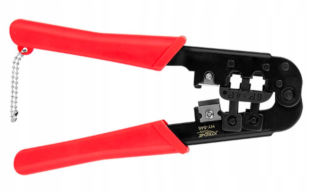 ZACISKARKA WTYKÓW TELEFONICZNYCH KONEKTORÓW PRASKA RJ11 J12 4p 6p