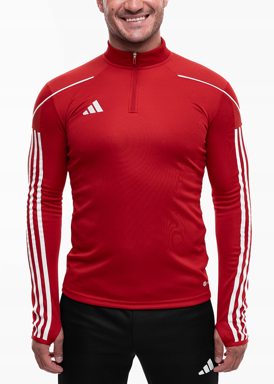 Pánská Mikina adidas Sportovní Tréninková Pohodlná Zip 1/4 Tiro 23 vel L
