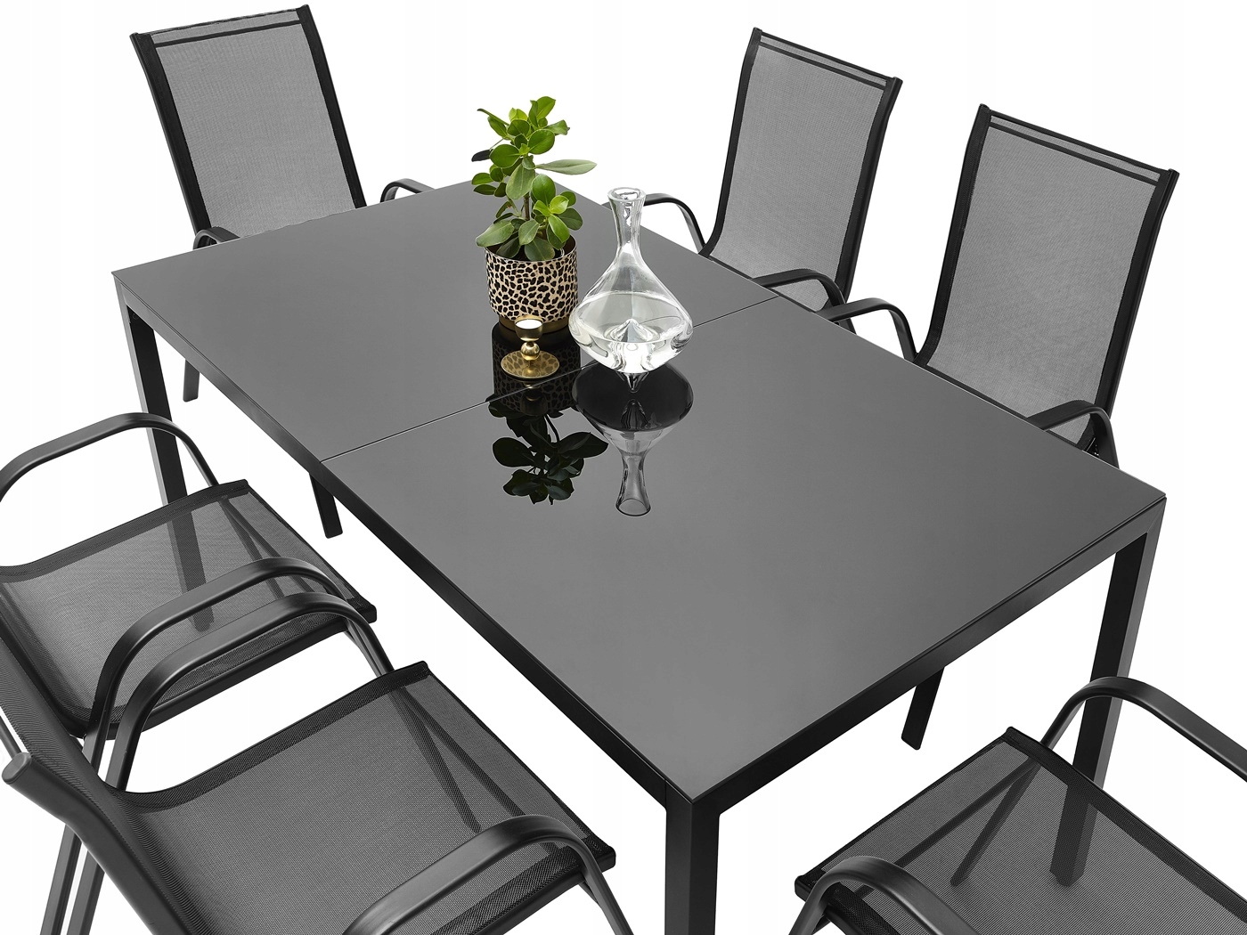 MEBLE OGRODOWE ZESTAW STÓŁ 6+1 NA TARAS BALKON Rodzaj stół i krzesła