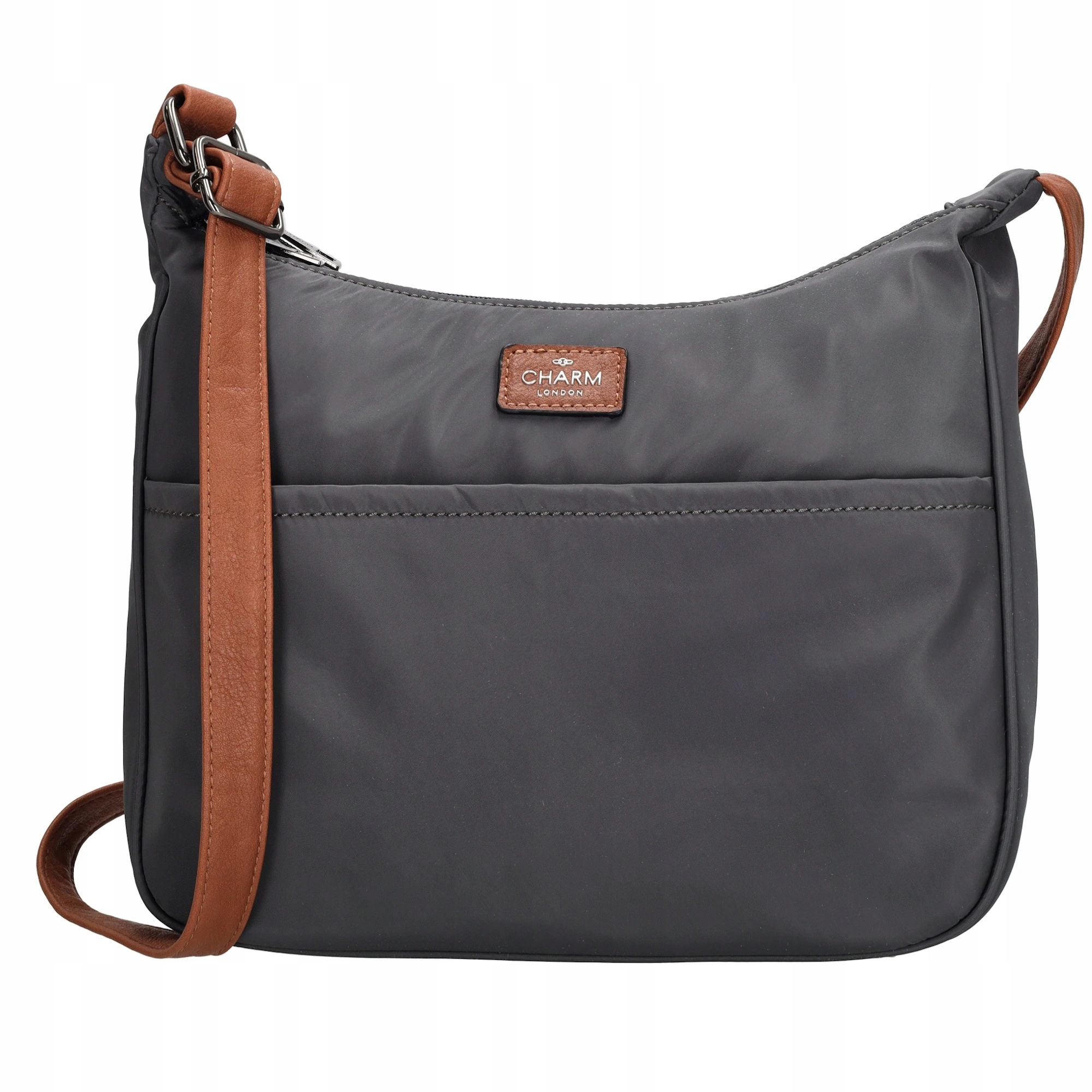Crossbody kabelka Buckingham Charm London 5 L Sloní šedá