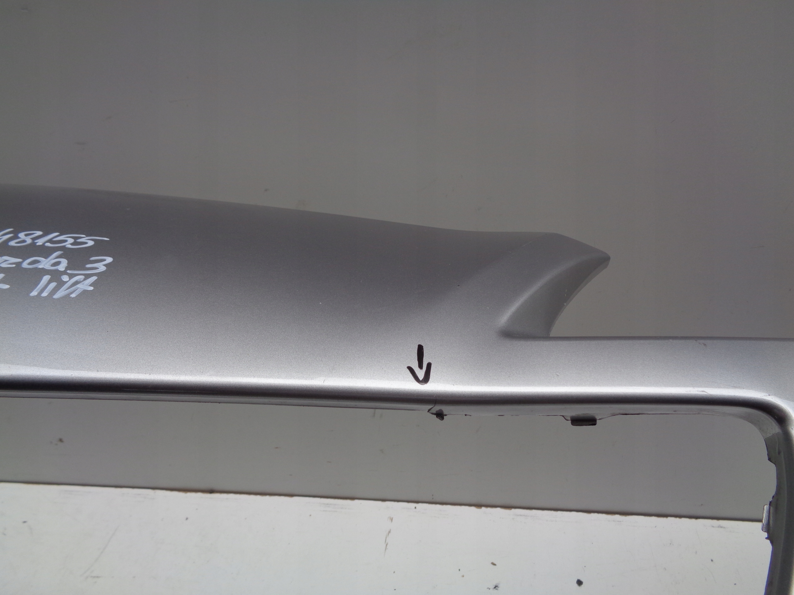 front bumper MAZDA 3 11- LIFT NR 48155
