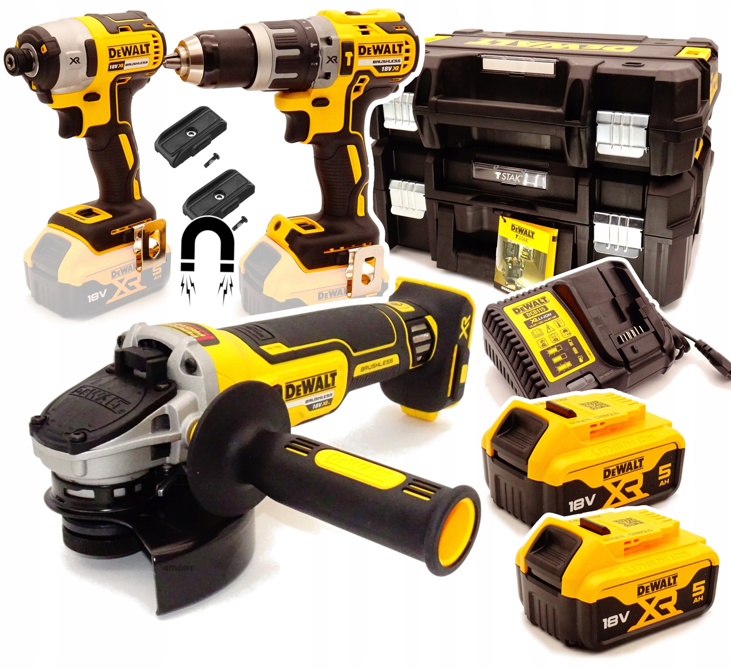 

Dewalt DCK266P2 DCG405 Zestaw Combo 18V