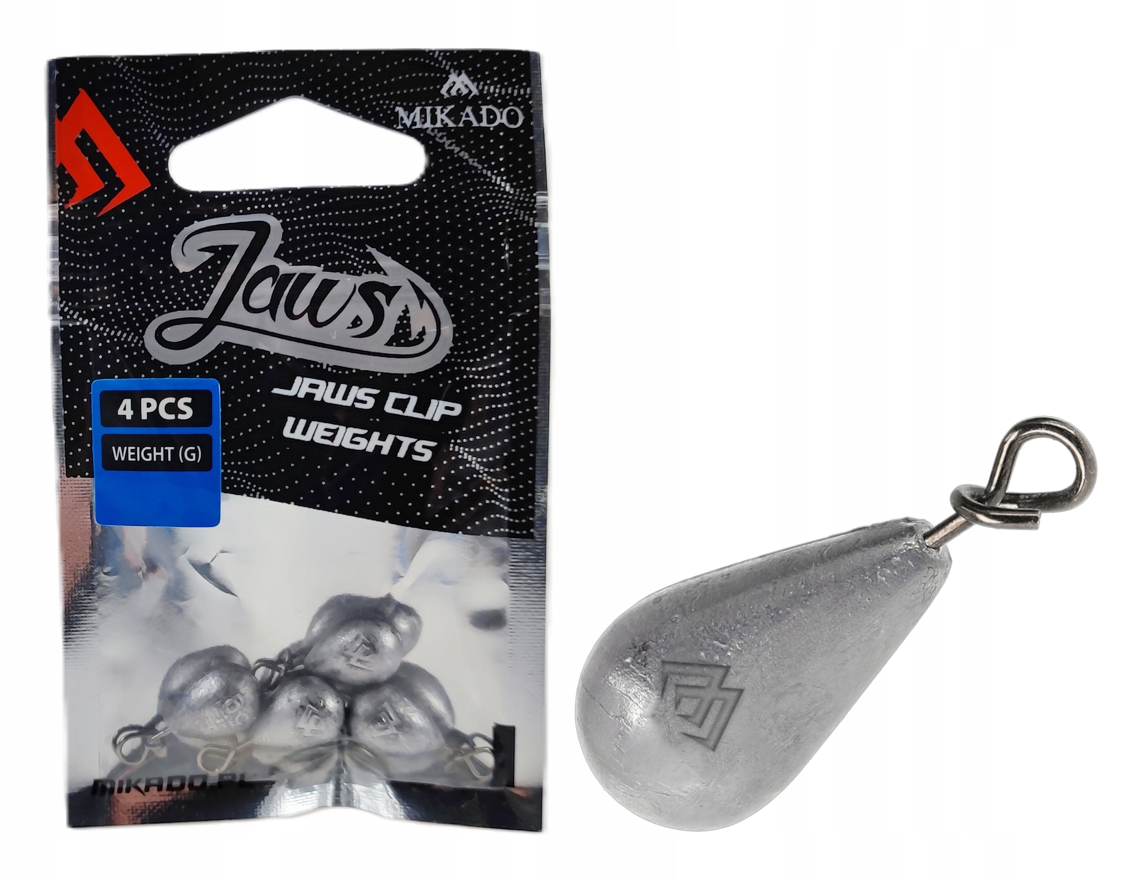 Ciężarek Spinningowy Z Dociążeniem Mikado Ciężarek Dociążający Jaws Clip 5