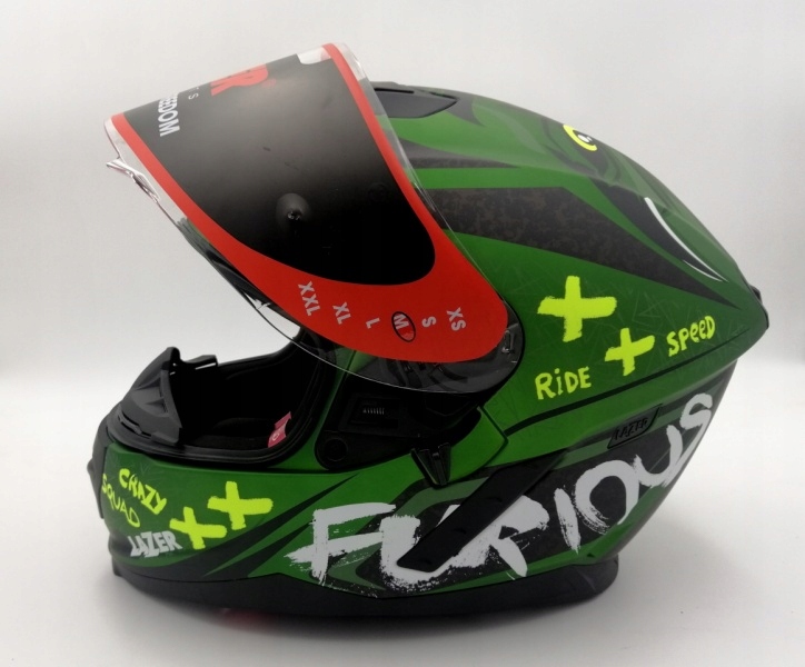 Kask Motocyklowy LAZER RAFALE Oni Zielony rozm. L Rozmiar L