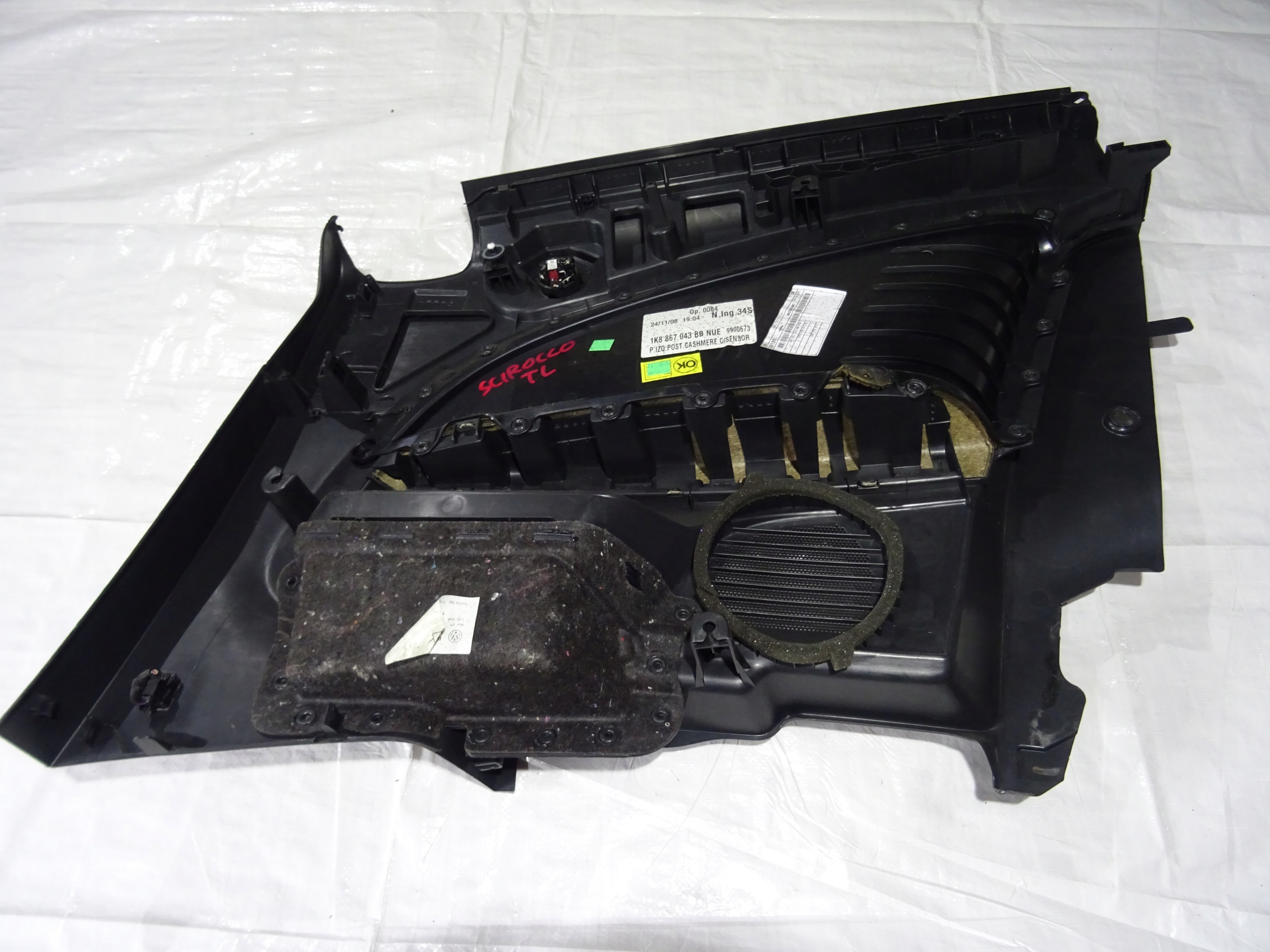 карта дверная задний левый vw SCIROCCO 1K8867043BB