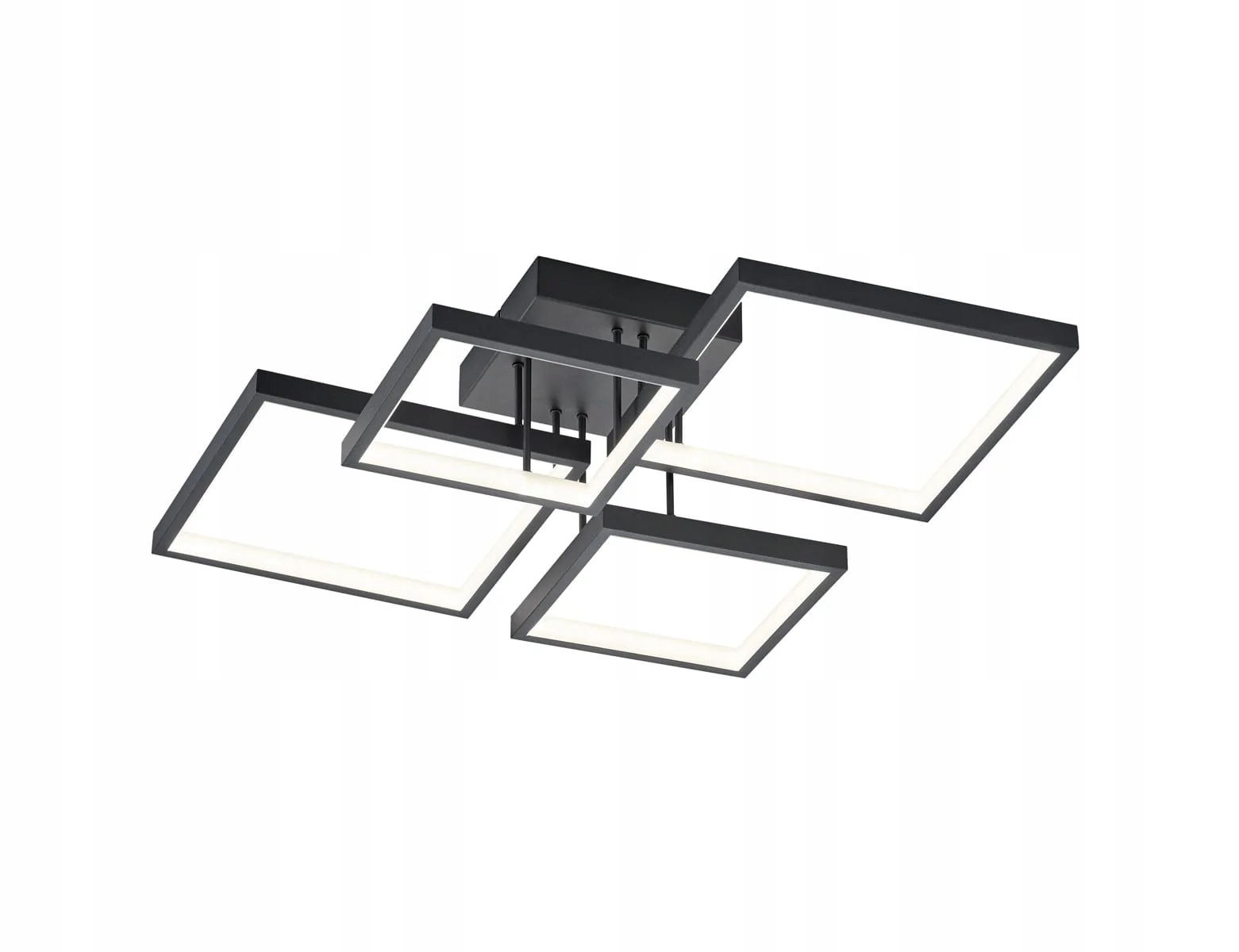 Led stropná lampa 24W Sorrento čierna 52,5 cm 2400lm Trio