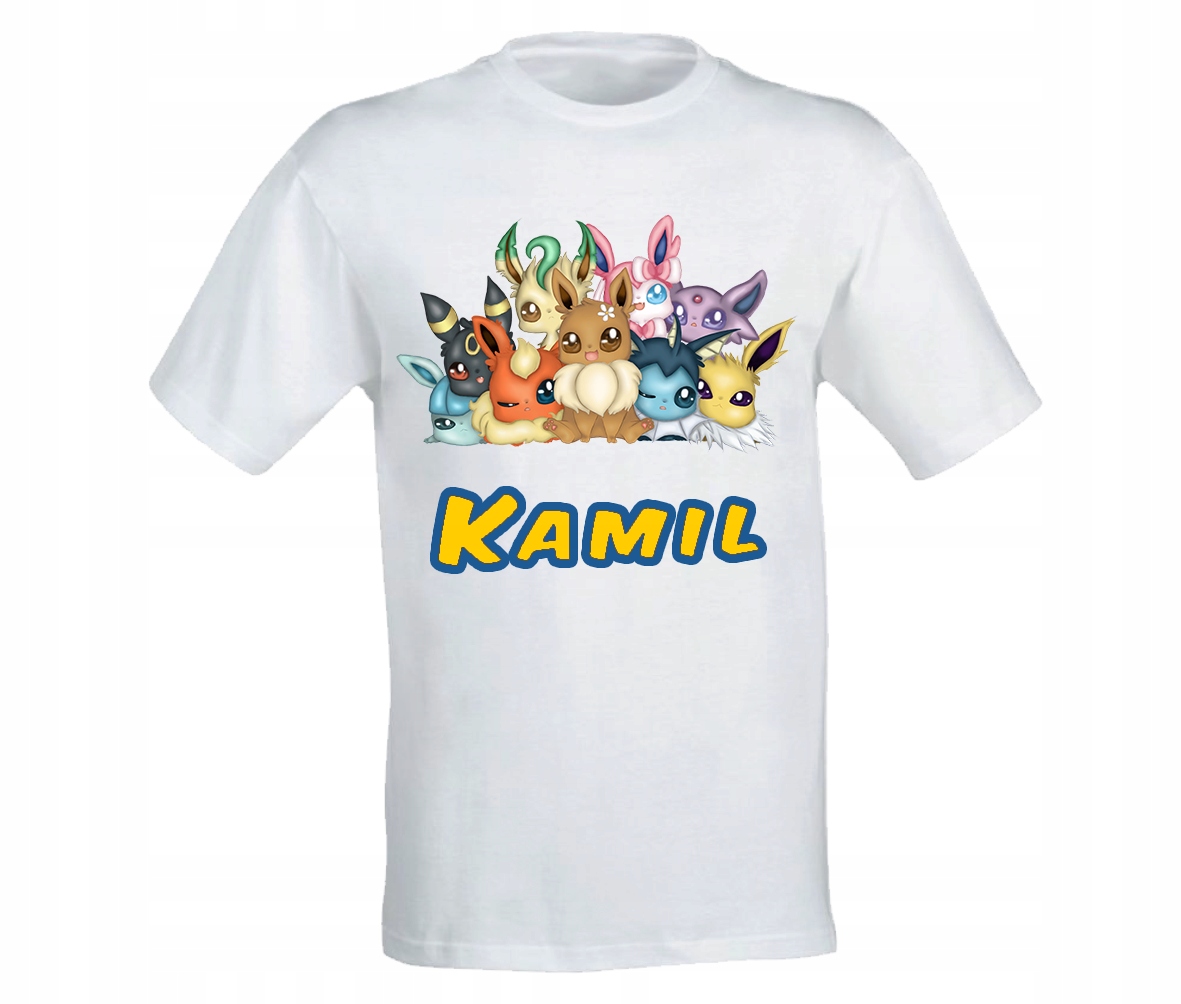 

Koszulka T-shirt Pokemon Eevee Umbreon Imię 128