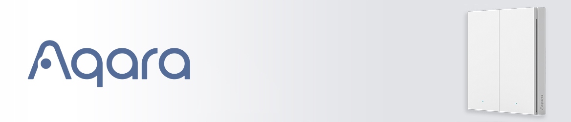 AQARA BEZPRZEWODOWY WŁĄCZNIK PRZEŁĄCZNIK 2 PRZYCISKI HOMEKIT ZIGBEE EU Kod producenta WRS-R02