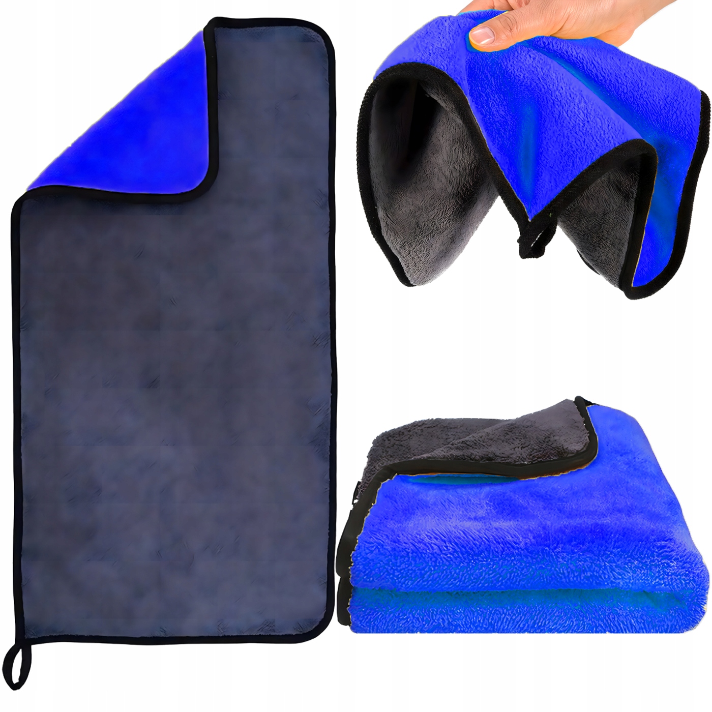 Ręcznik z Mikrofibry do Osuszania Auta Samochodu Lakieru 400GSM 60x30 cm