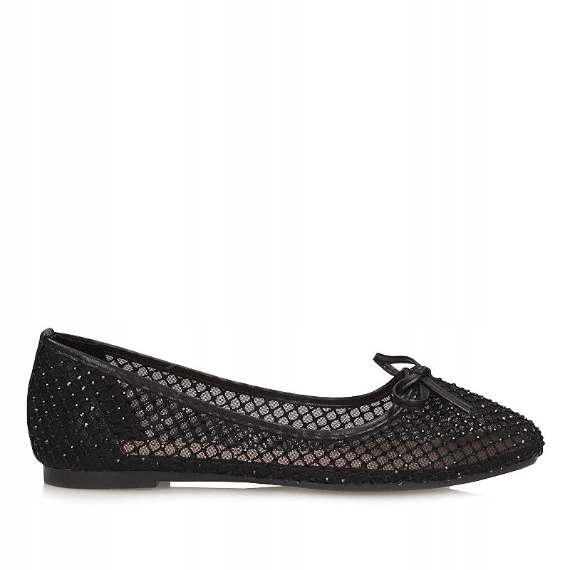 Klasické dámské černé baleríny Sca'viola S-429 Black