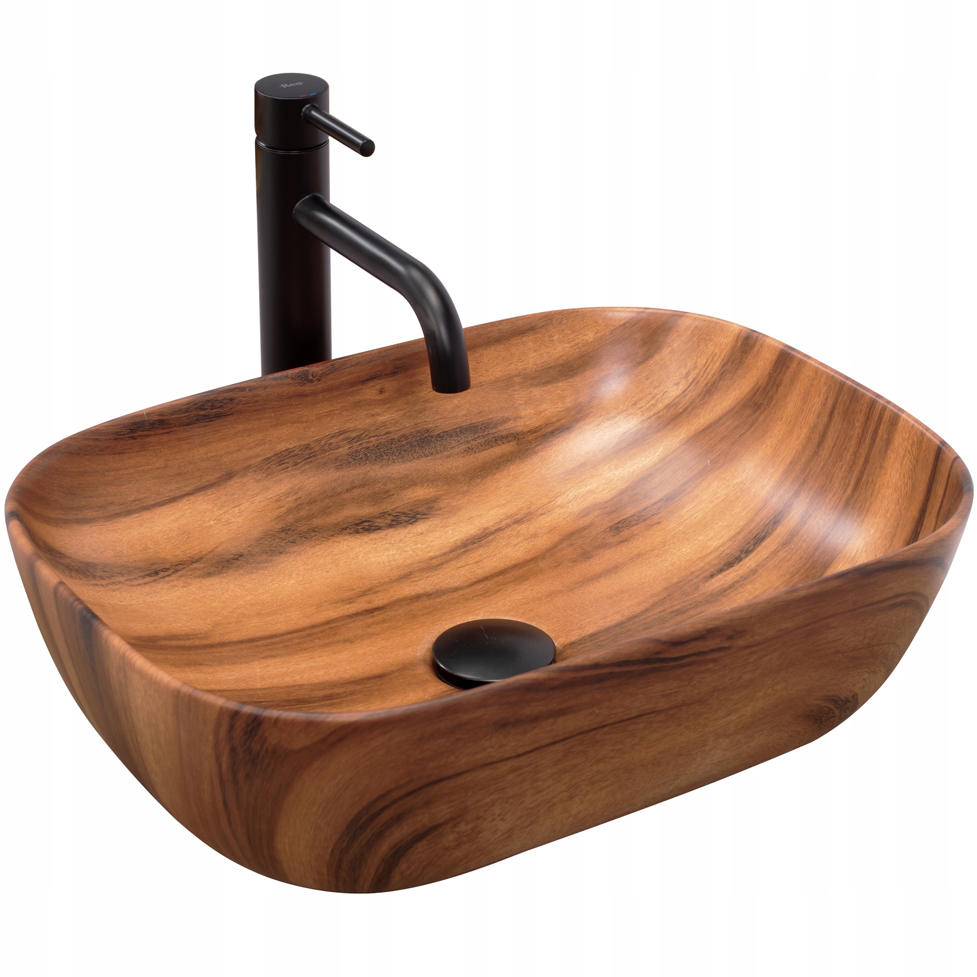 

Umywalka Nablatowa Belinda Wood Mat Rea