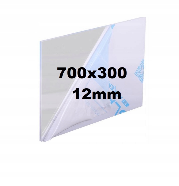 Pleksi /plexi Pleksa Plexa Bezbarvá na míru 700x300x12 mm Akrylová Deska