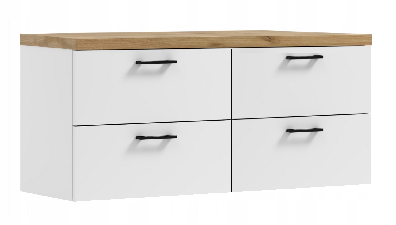 Kúpeľňová skrinka pod umývadlo Better Home závesná Ida 100 cm, dvojitá