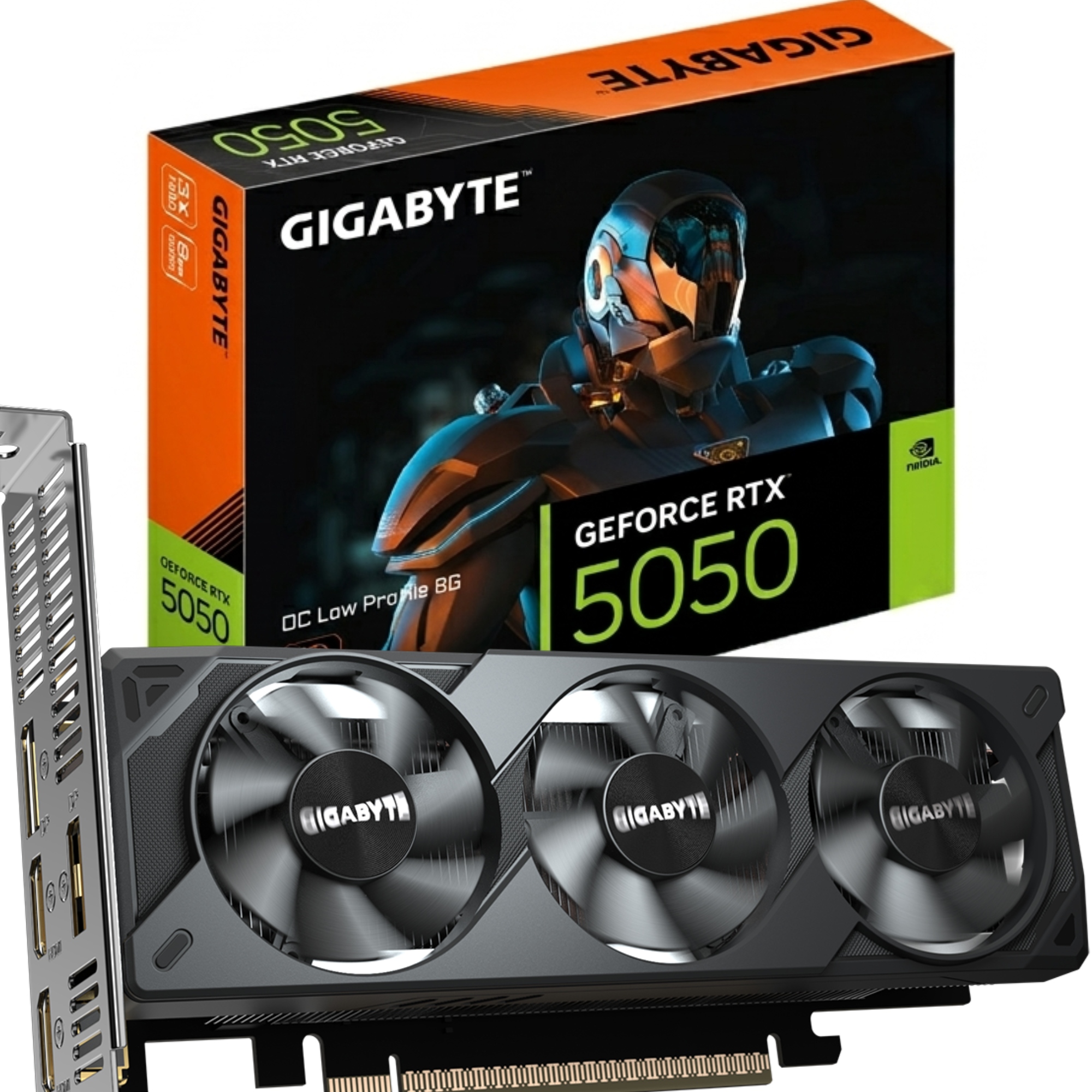 Grafická karta Rtx 5050 GeForce Gigabyte Oc Low Profile 8GB GDDR6 Dp Hdmi