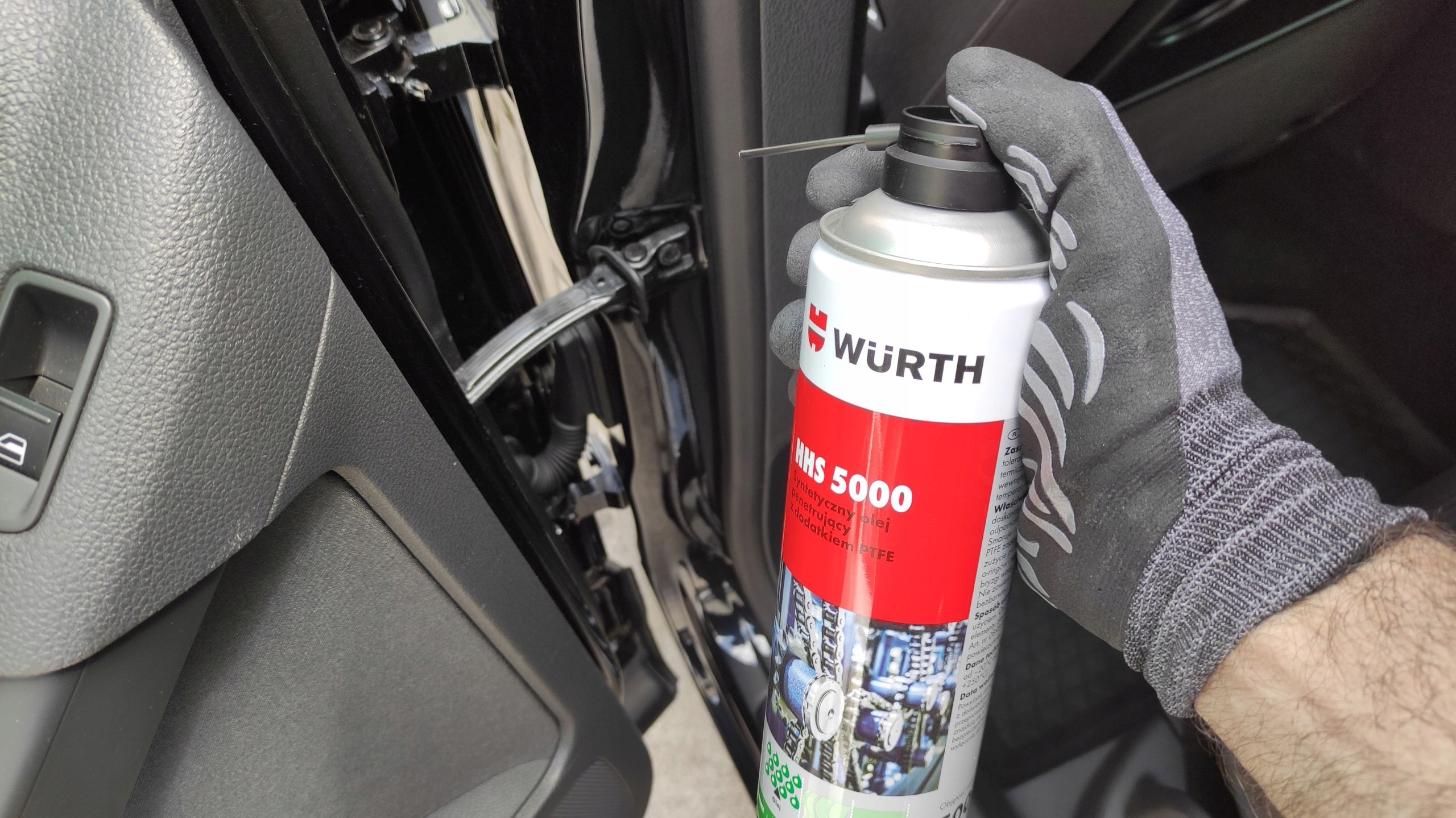 SMAR Z TEFLONEM Olej Penetrujący z PTFE HHS 5000 Serwisowy Zmniejsza Tarcie Stan opakowania oryginalne