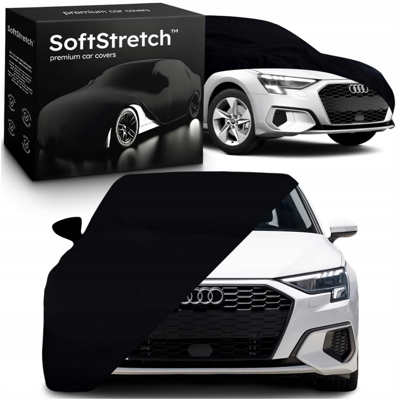 Pružný potah do auta SoftStretch Premium Audi A3 8Y Sportback