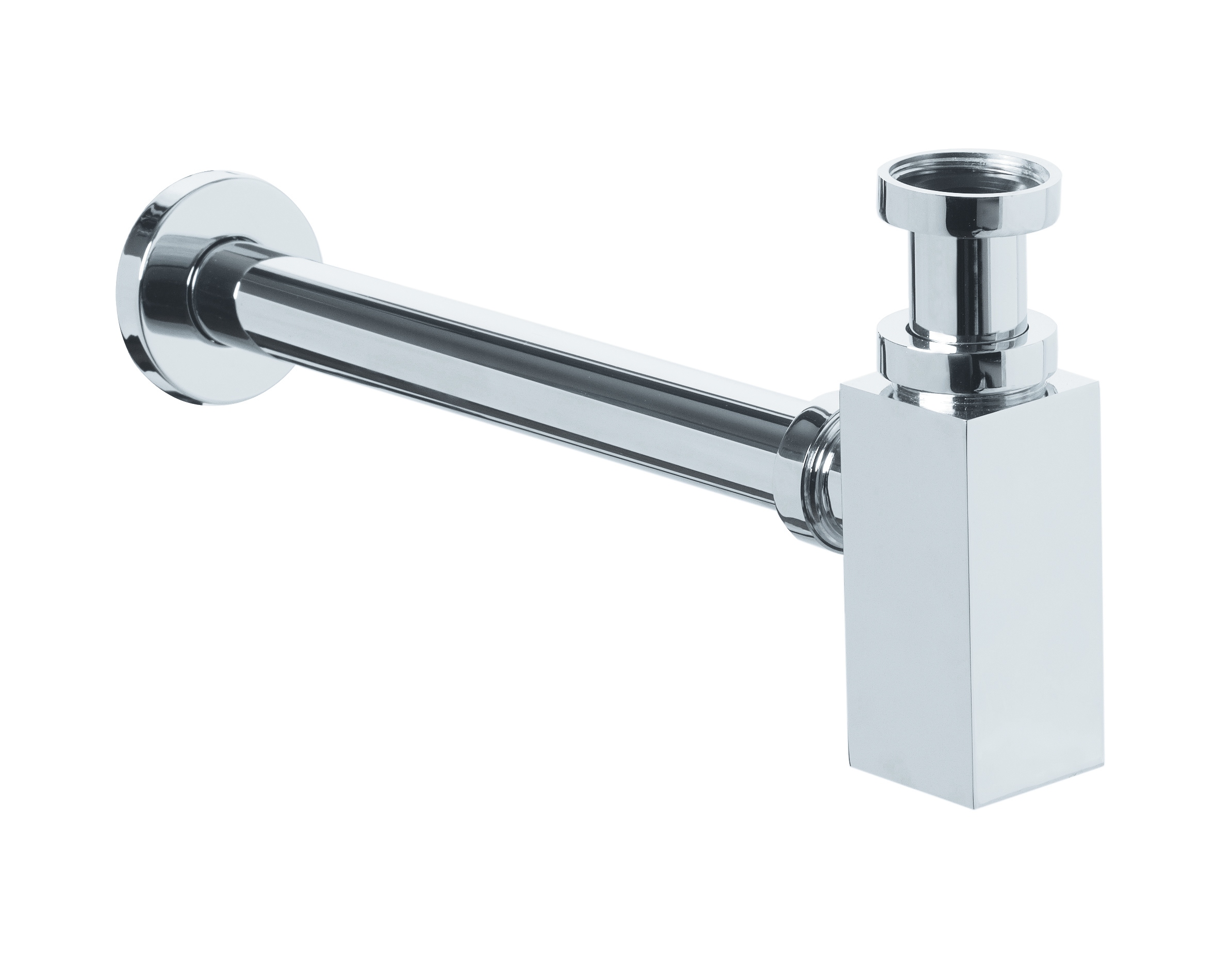 SYFON BUTELKOWY DO UMYWALKI 1 1/4 MOSIĄDZ CHROM