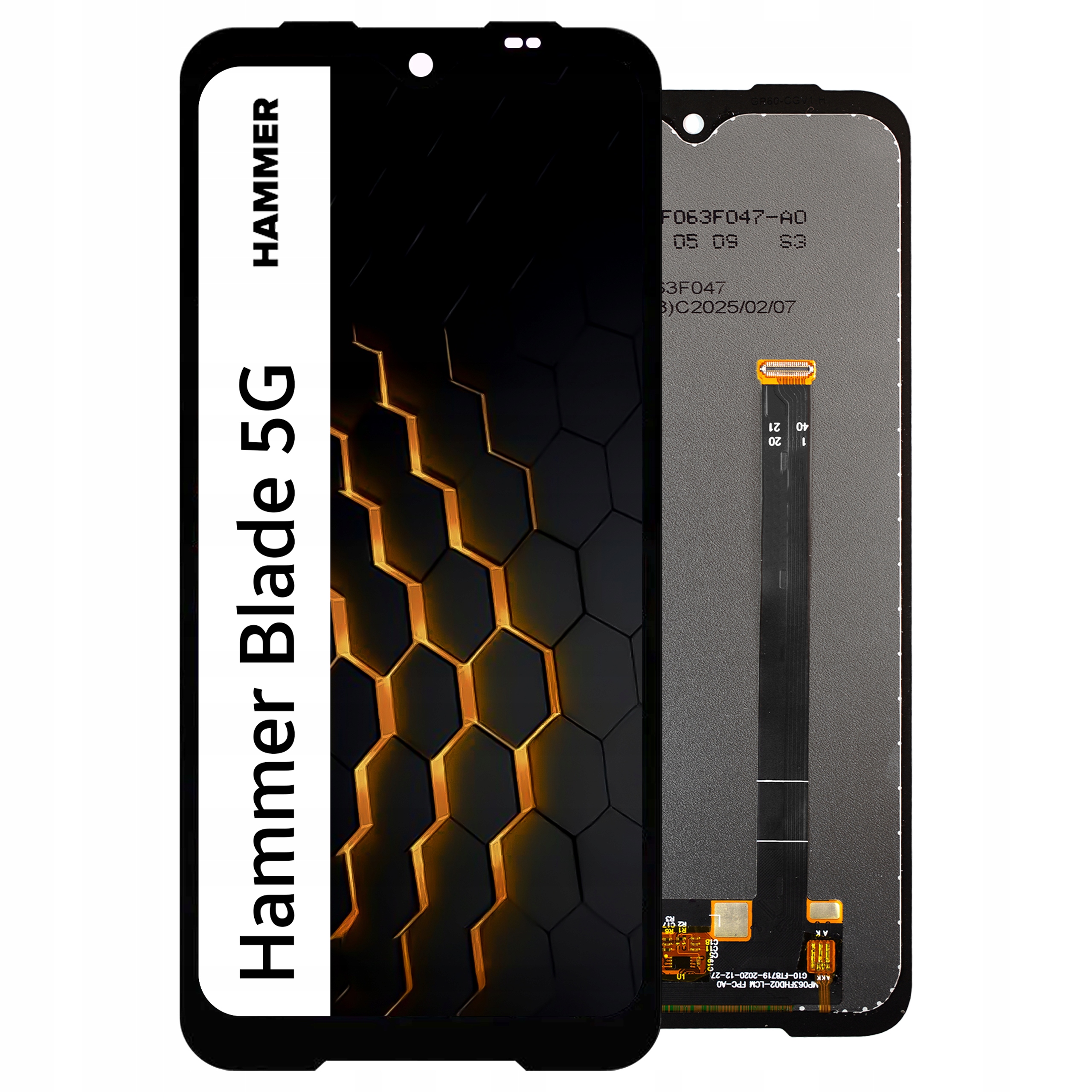 LCD pro Hammer Blade 5G Displej Rychlá matice