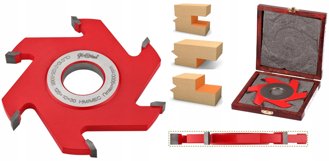 GLOBUS FREZ PROSTY NASADZANY HM 140x30x10/6z DREWNO