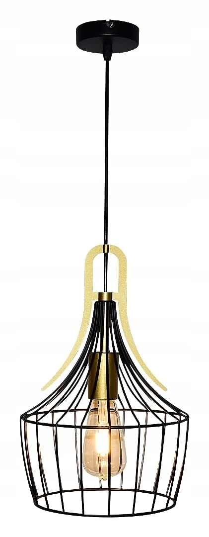 Industriální závěsná lampa E27 1x40W černá matná 4925 Parov Rabalux