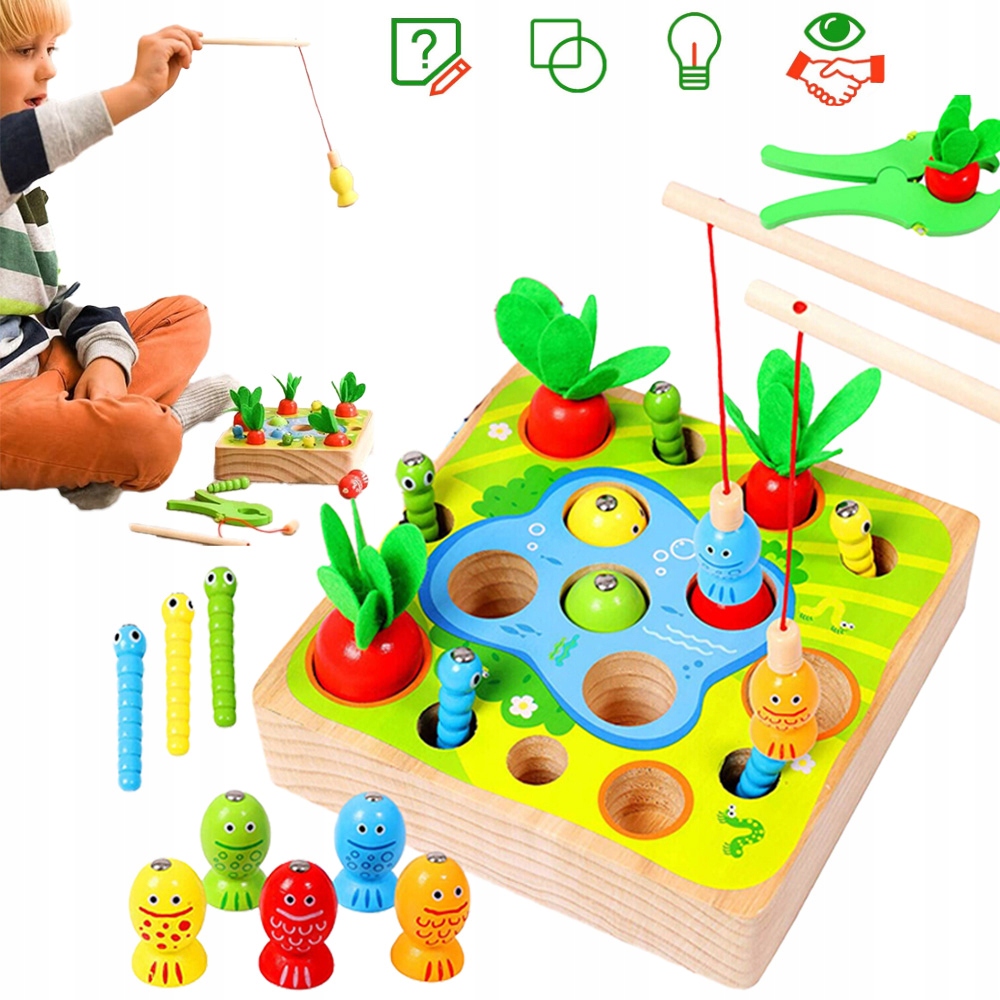 ZABAWKI MONTESSORI, DREWNIANE ZABAWKI ROZWIJAJĄCE ZDOLNOŚCI MOTORYCZNE