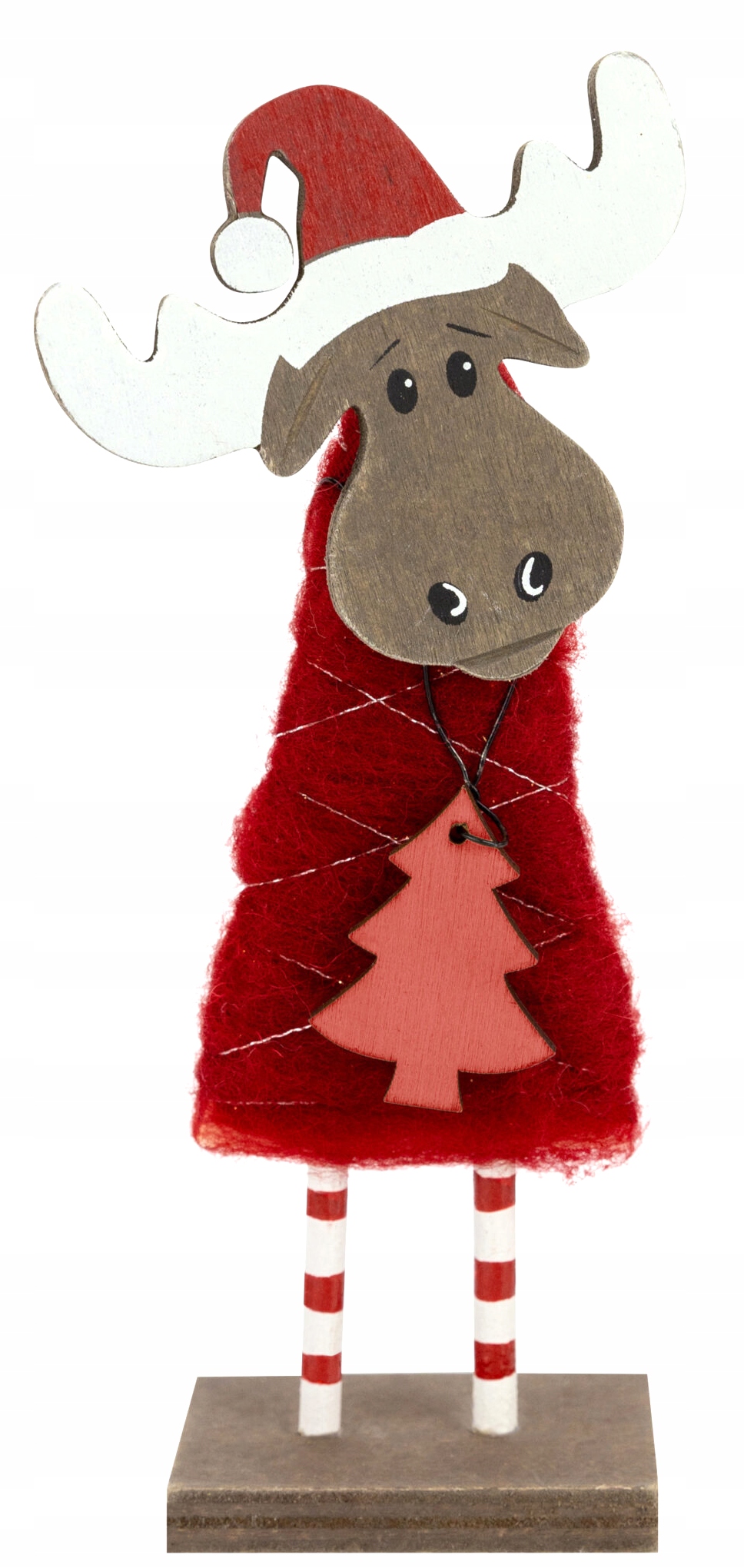 DREWNIANA FIGURKA RENIFER ŚWIĄTECZNA DEKORACJA