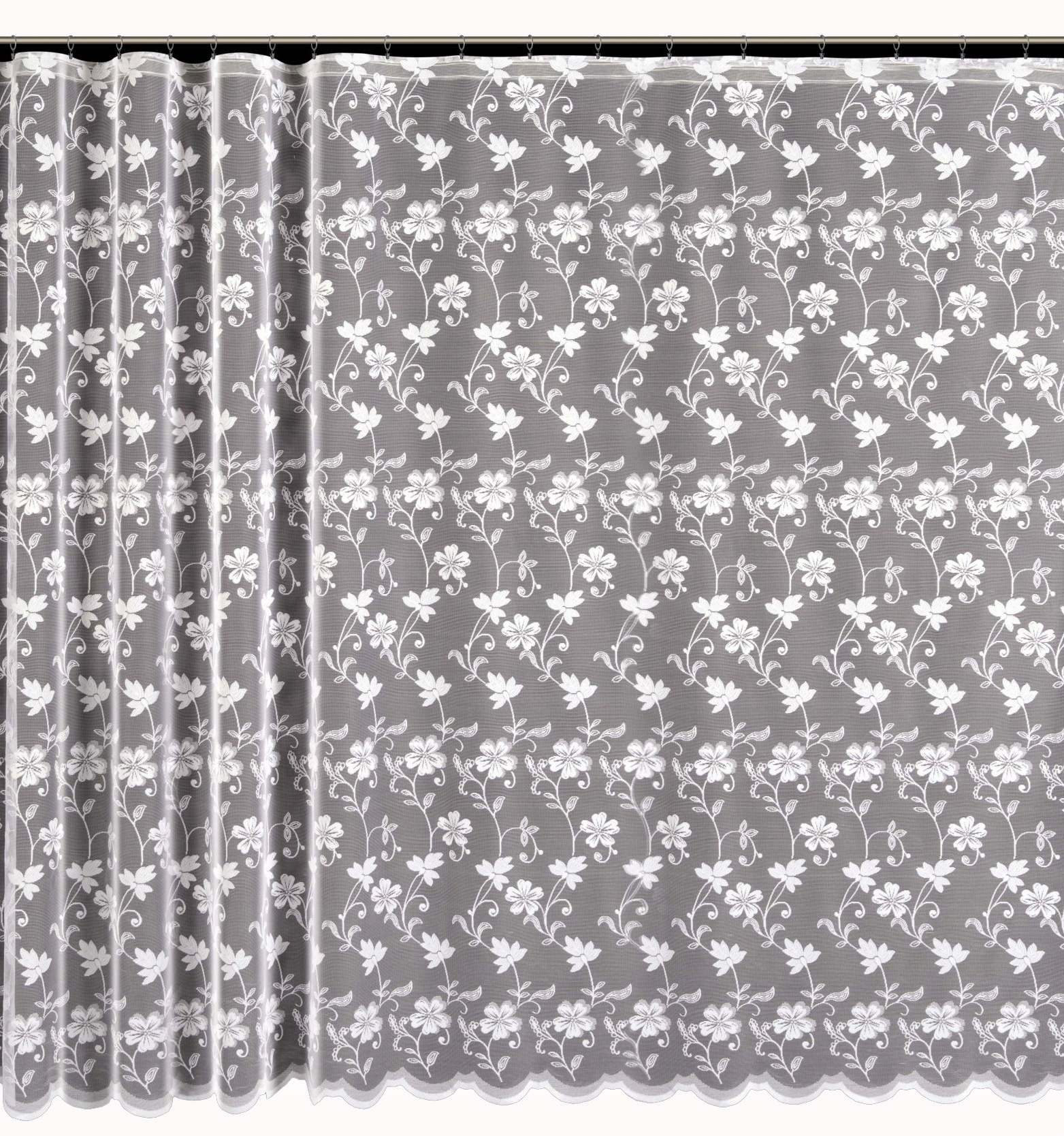 Mg Záclona žakárová páska 4394 Bílá 400X250 s páskou M