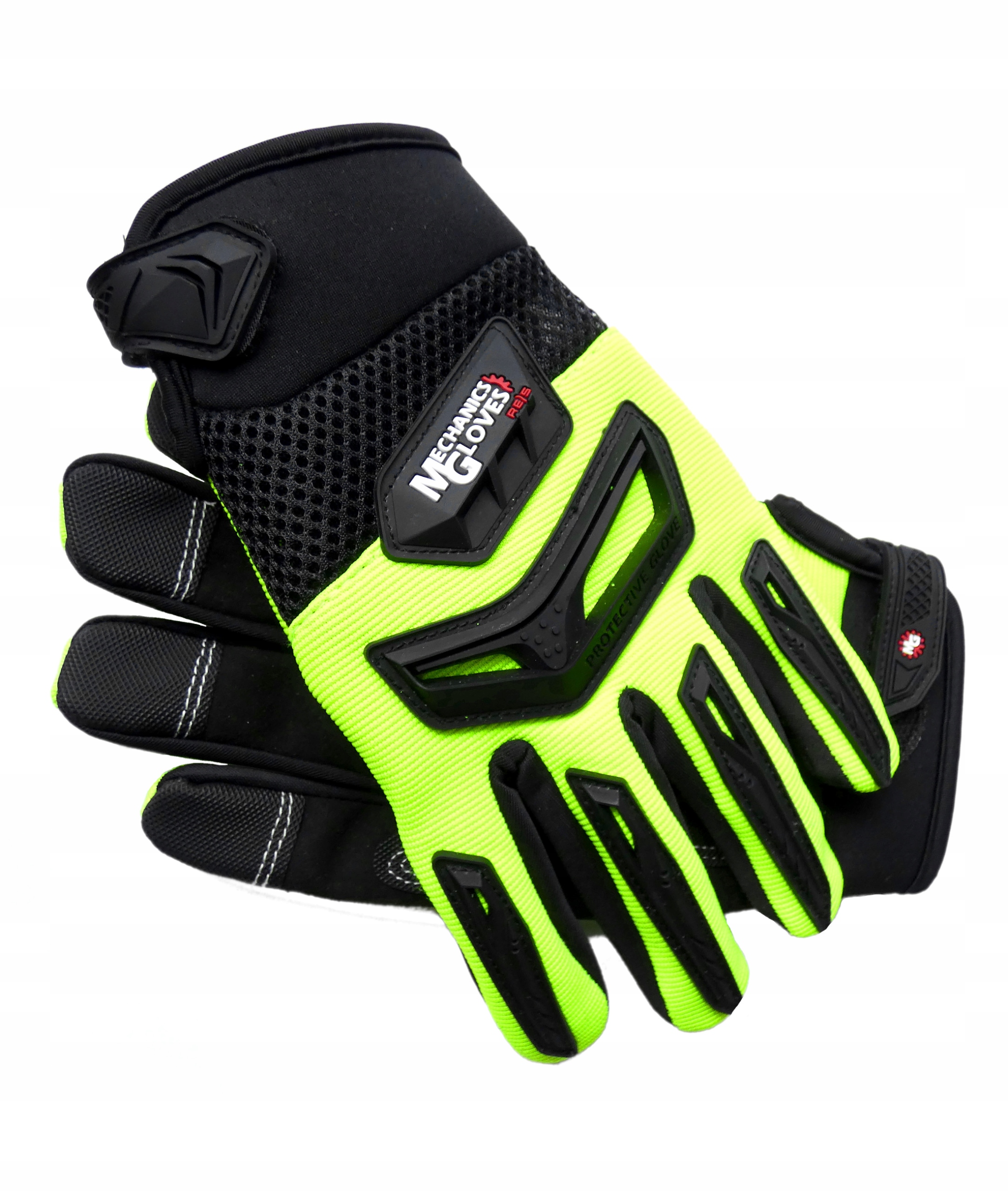 RĘKAWICE ROBOCZE MECHANICS GLOVES MECHANICZNE rzep Kod producenta RMC-IMPACT SEB L