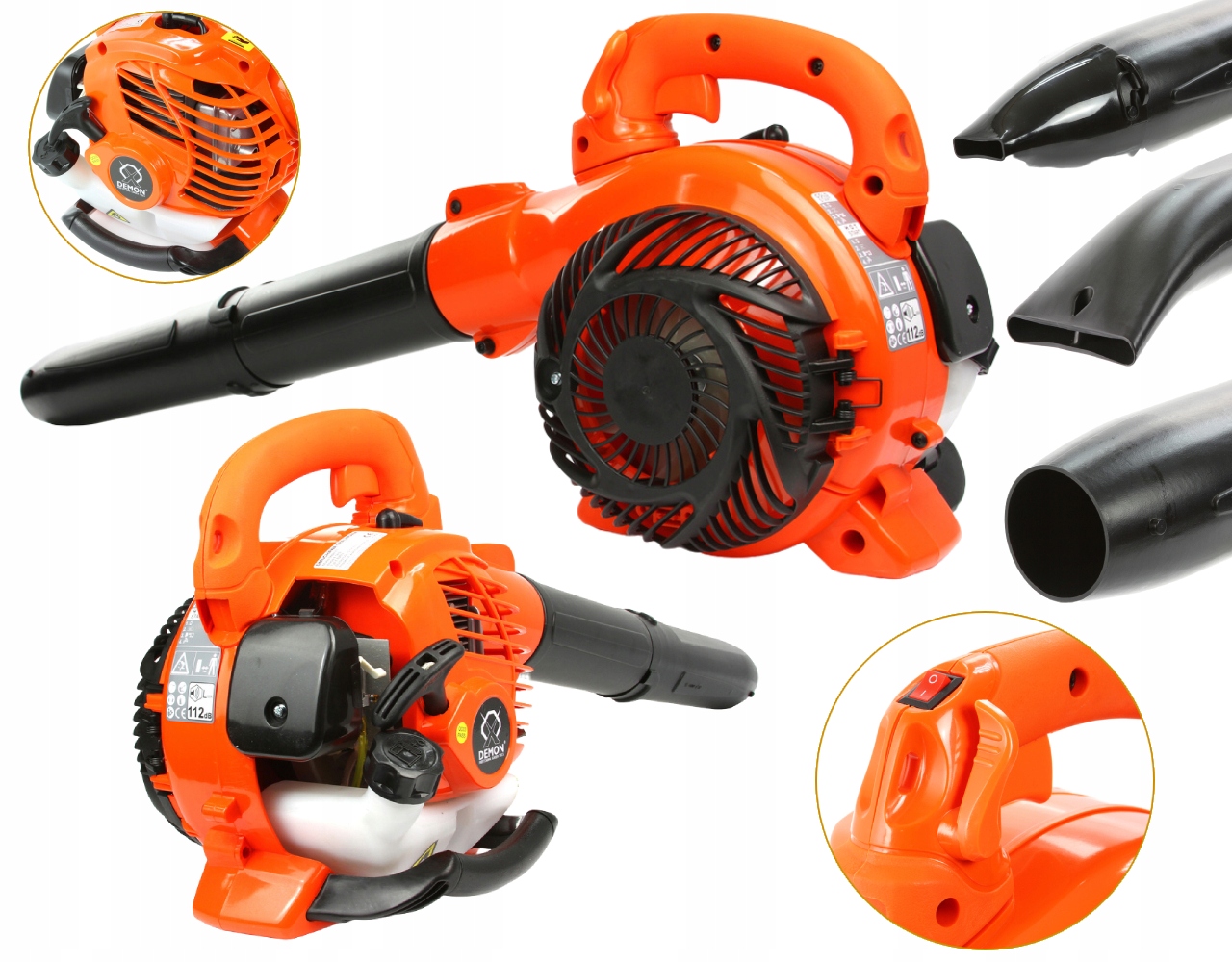 Dmuchawa do liści Demon regulacja siły wydmuchu